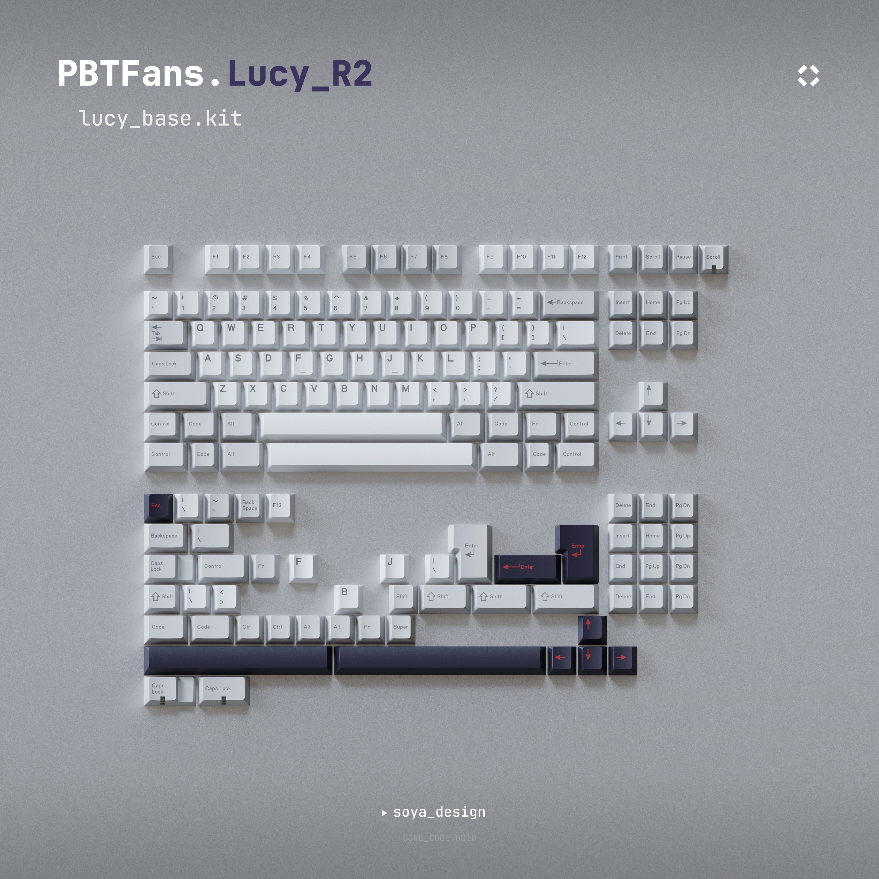 キーボード PBTfans Lucy Base + 40s + Spacebar PBTfans Lucy Base + 40s + Spacebar キーボード PBTfans Lucy Base +