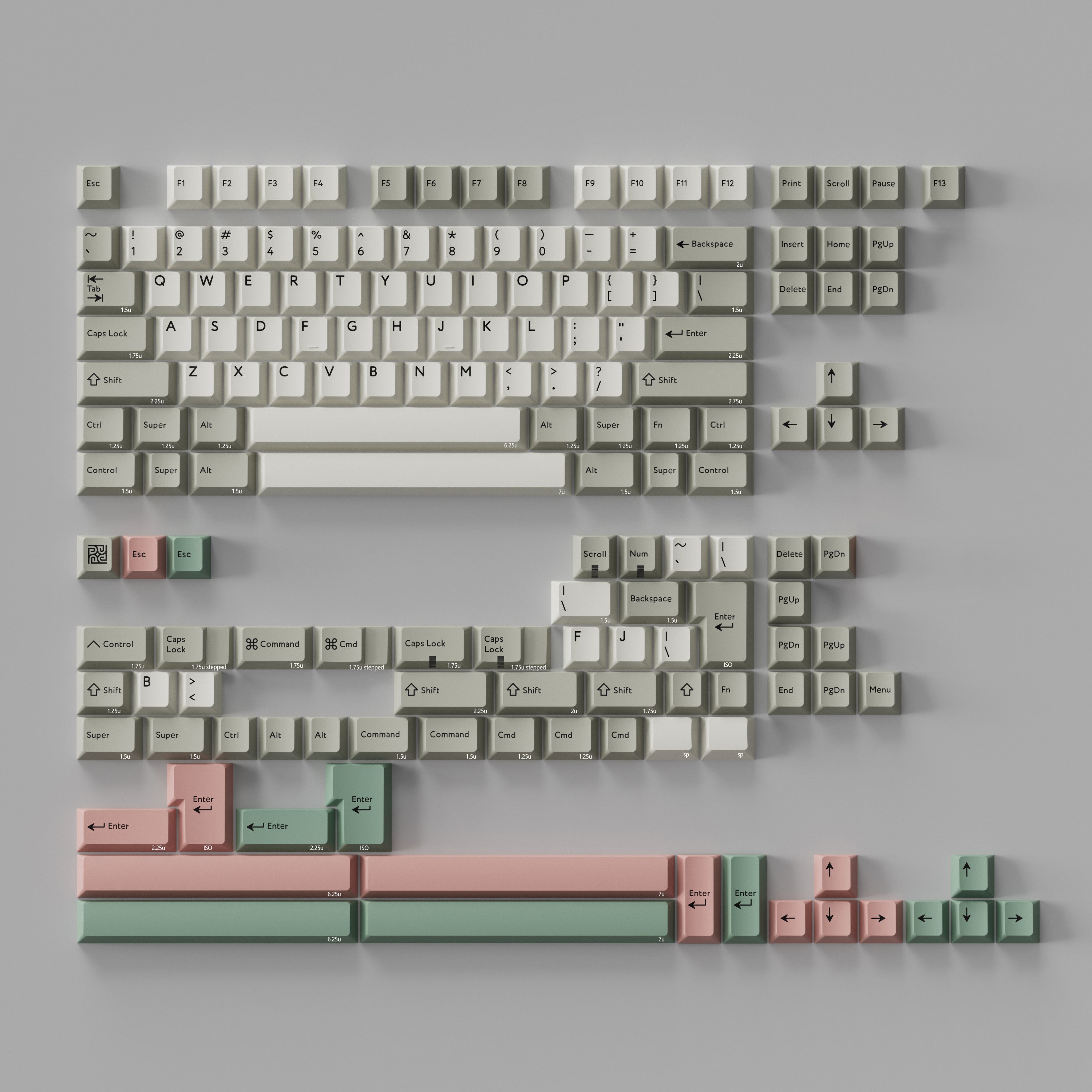 PBTfans 9009 Base Kit キーキャップ セット PBTfans 9009